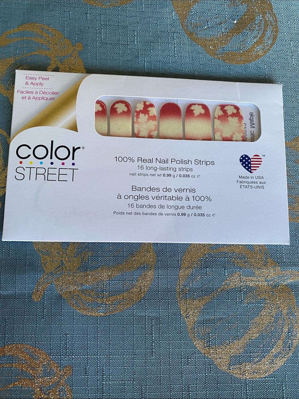Color Street Majestic Maple Real Nail Polish Strips